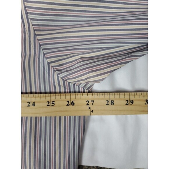 Roundtree & Yorke Gold Label Dress Shirt Women's Big 2X Striped Non Iron - Picture 10 of 12